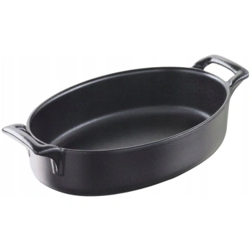 Revol BELLE CUISINE NOIR naczynie owalne glebokie 