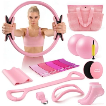 Pilates komplekts mājas treniņiem, 16 priekšmetu k