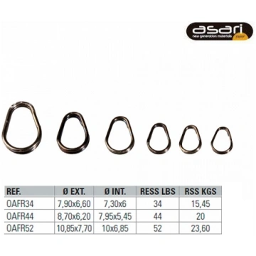 Asari egg split ring mis 4 OAFR52