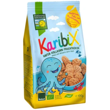 Bohlsener Muhle BIO pilngraudu auzu cepumi ar augļ