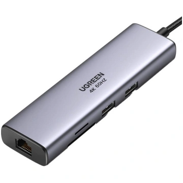 Adapter Hub UGREEN USB-C to 2x USB 3.0 HDMI RJ45 S