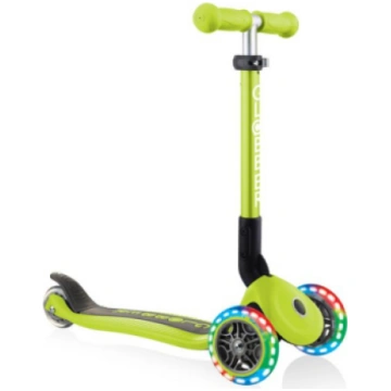 3-wheel scooter Globber Foldable Lights Lime Green