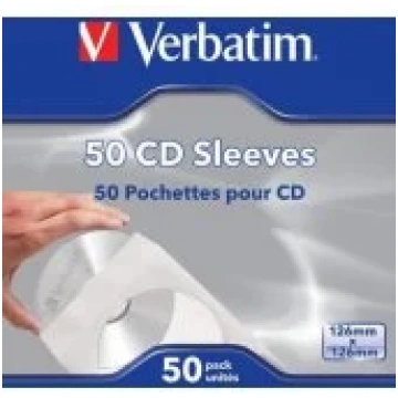 Verbatim CD Paper Sleeves 50 Pack Aksesuārs 49992-