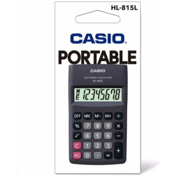 Bāzes kalkulators CASIO HL-815L — kabatas 8 ciparu