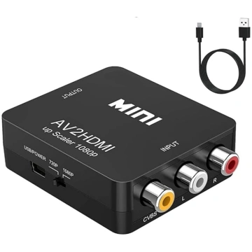 RCA uz HDMI kabeļa adapteris | GANA AV uz HDMI pār