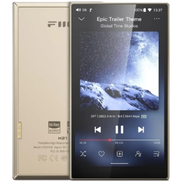 FiiO M21 Portable Music Player/DAC - Titanium Gold