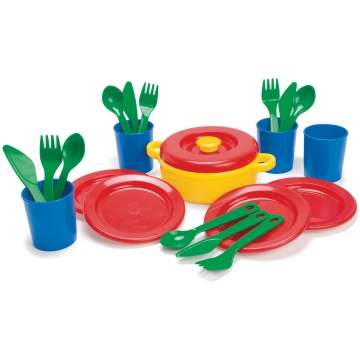 Dantoy - Dinner set in net (4381)