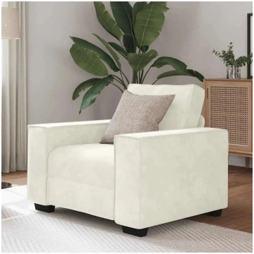 VidaXL atzveltnes krēsls modelis 4105008, krēmkrās