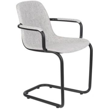 Armchair Thirsty Ash Grey Zuiver, DUTCH BONE, Whit