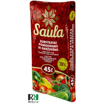 Substrāti dārzeņi/tomātiem Saula, 45 l