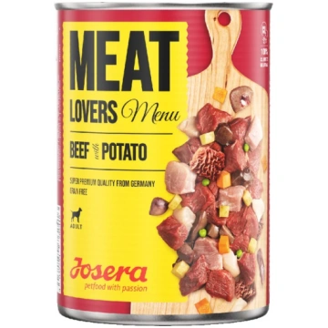 Mitrā barība (konservi) suņiem Josera Meat Lovers 