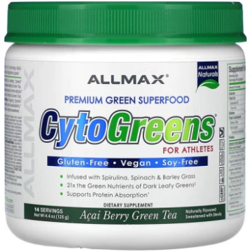 ALLMAX, CytoGreens®, Premium Green Superfood For A
