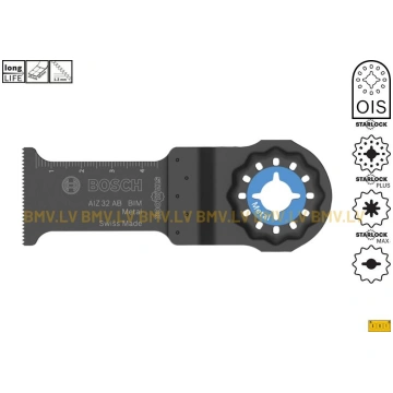 Asmenis 32mm Bosch AIZ32AB / AIZ 32 AB Metal Starl