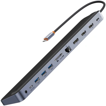 12in1 HUB piezīmjdatoru statīvs USB-C USB-A DP HDM