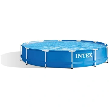 „Intex“ iebūvējamais baseins ar metāla rāmi un sūk