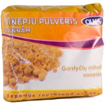 Sinepju pulveris vannām OLKO, 200 g