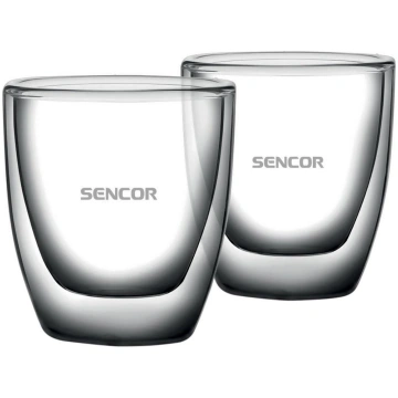 Dubultā stikla glāzes komplekts Sencor Espresso SG