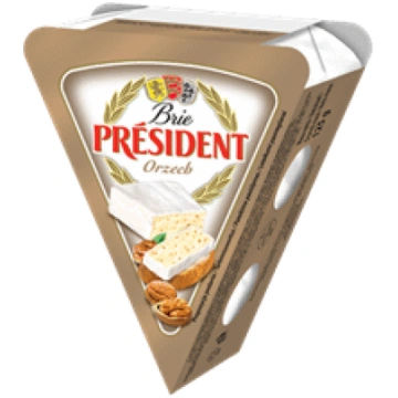 Siers Brie PRESIDENT ar riekstiem 125g