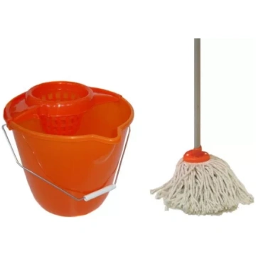 Spainis 12L ar mop birsti+kāts apaļš