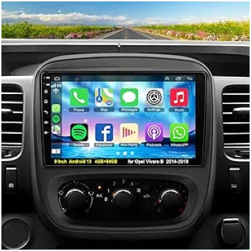 4+64GB auto radio Opel Vivaro B 2014-2018 ar bezva