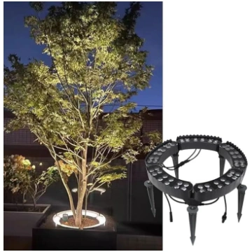 AC220V Garten-Palmenringleuchte, skenera LED-Lands