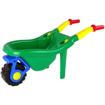 Large Coloured Garden Wheelbarrow Green 15513-uniw