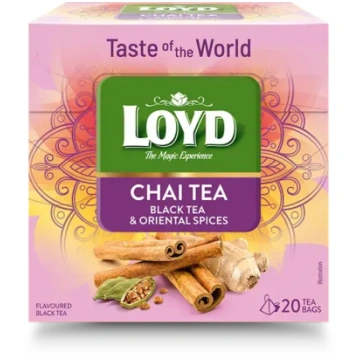 Loyd Flavored black tea Chai with cinnamon, ginger