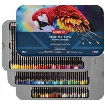 Derwent Chromaflow 100 krāsu zīmuļi