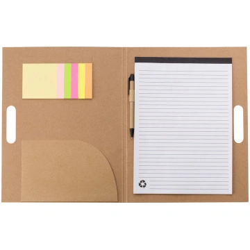 Conference folder approx. A4 with notebook, sticky