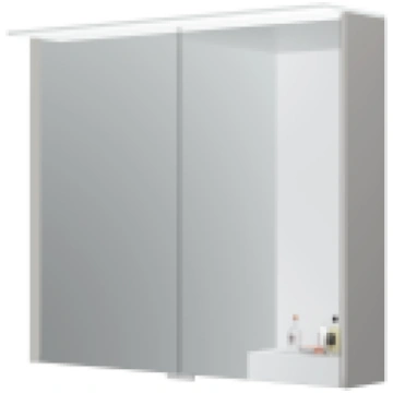 Spoguļskapītis Kame Loft 80 ar 2 spoguļdurvīm, LED