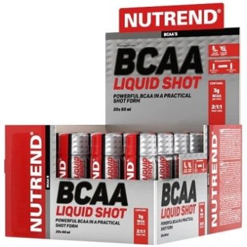Nutrend BCAA šķidrais šāviens - 20 x 60 ml