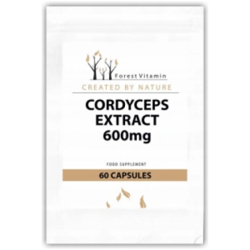 Cordyceps Extract 600 mg Forest Vitamin 60 caps