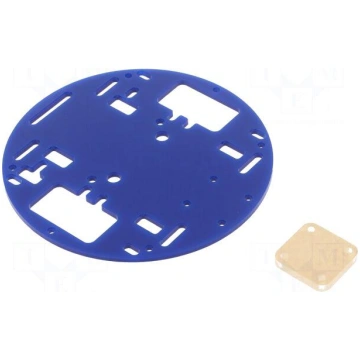 Chassis | RRC01A | blue | Ø127x3mm | acrylic POLOL