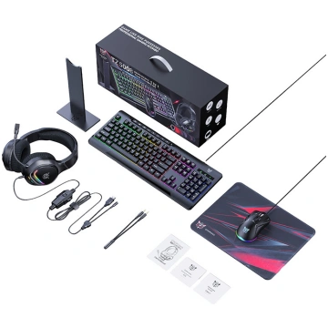 Onikuma TZ5008 5-in-1 Gaming Set: Keyboard + Mouse