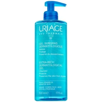 Uriage Soothing Cleansing Gel, Extra-Rich Dermatol