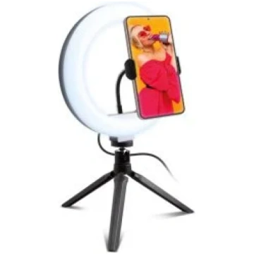 SBS pašportretu statīvs 20cm LED Ring Light