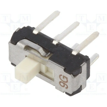 Switch: slide; Pos: 2; DPDT; 0.2A/12VDC; ON-ON; TH