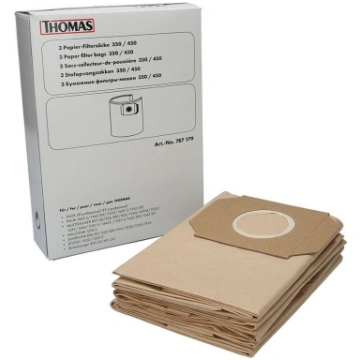 Papīra filtru maisi Thomas 350/450 787179 (787104)