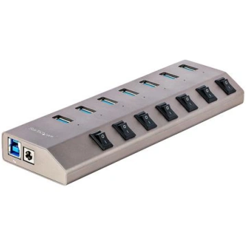 StarTech.com 7-Port Self-Powered USB-C Hub with In