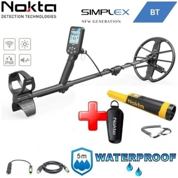 Metāla detektors NOKTA SIMPLEX BT+ ACCUPOINTERS Si