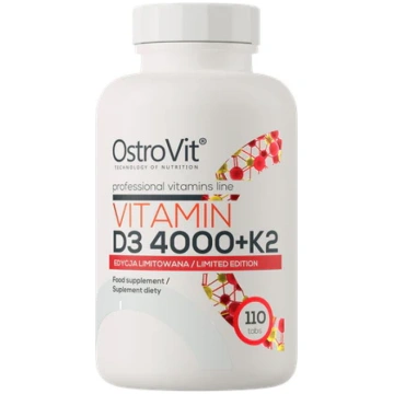 OstroVit OstroVit D3 vitamīns 4000 + K2 - 110 tabl