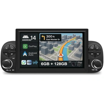 [6G+128G] Android 14 Autoradio Für FIAT Panda MK3 
