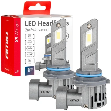 LED Headlights X5-series WINGER H4 6000K max 50W A