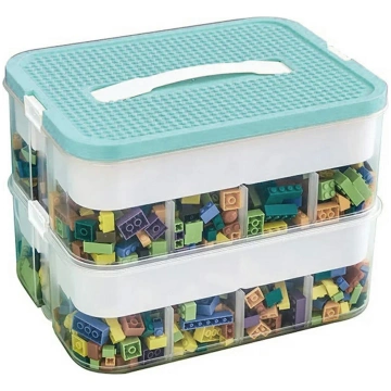 Kaste, konteiners LEGO blokiem, 2 līmeņi | LEGO Bl