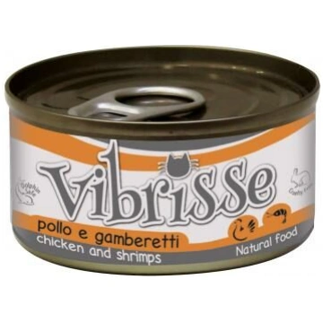 VIBRISSE vista ar garnelēm mērcē konservs kaķim 70