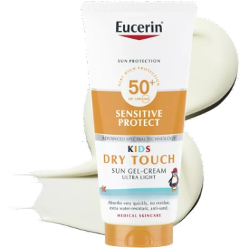 EUCERIN Kids Dry Touch SPF 50+ krēms-gels, 200 ml