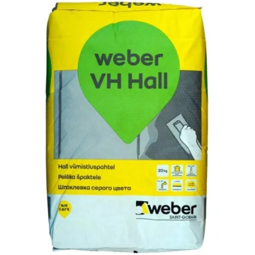 Smalkā špaktele Weber VH Hall, 20kg