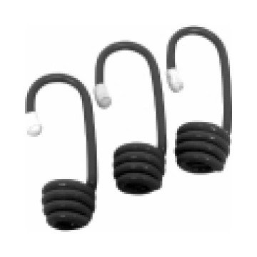 Hook 10mm plastic black