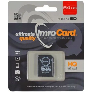 Karte Imro Microsdxc 64 Gb Class 10 Uhs-i/u1 (kom0