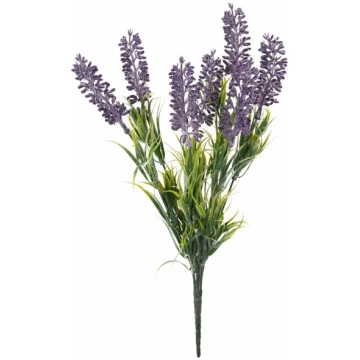 Mākslīgais pušķis, lavanda, zaļa krās./violeta krā